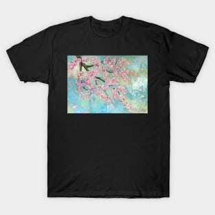 : Clouds of pink cherry blossom T-Shirt